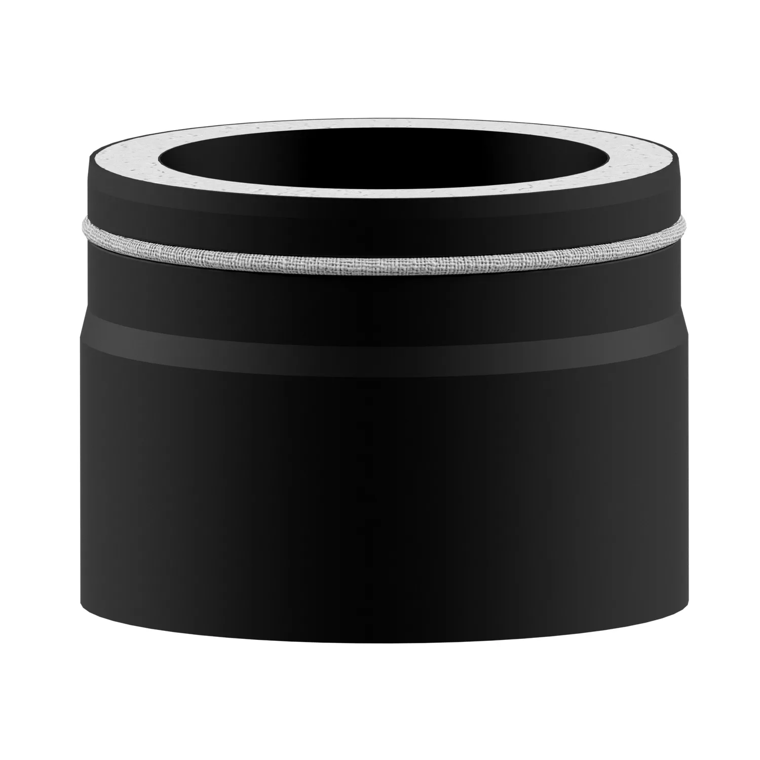 Raik Lifestyle DUO élément de longueur 180mm noir L: 150mm pour tuyau de fumée / conduit de fumée