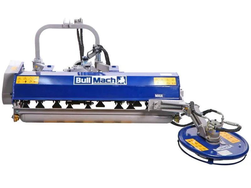 BullMach Maia 175 SH - Broyeur pour tracteur avec disque interfilaire - Série médium - Déport hydraulique