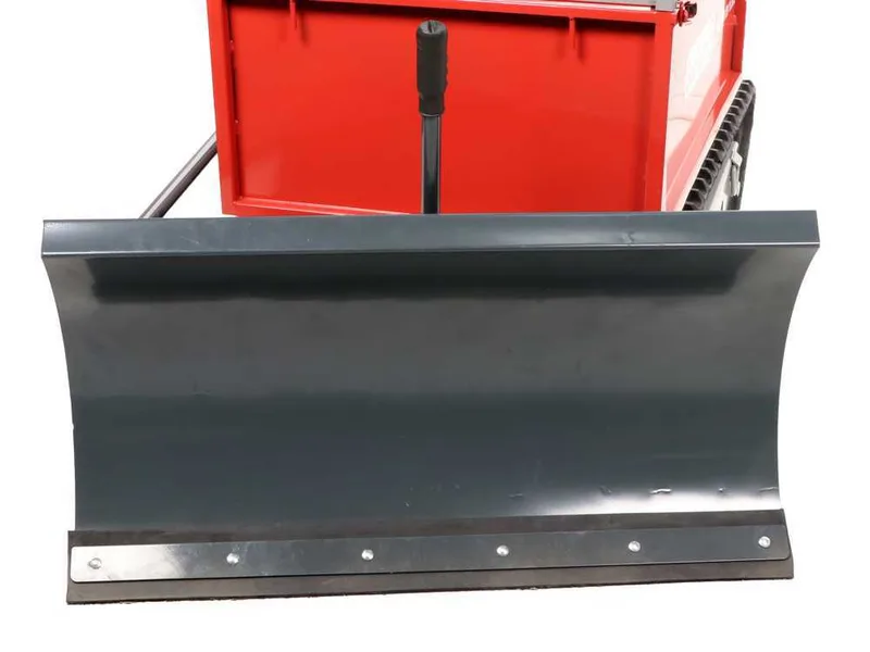 Lame chasse-neige pour brouette à moteur GeoPorter avec benne de 500 kg
