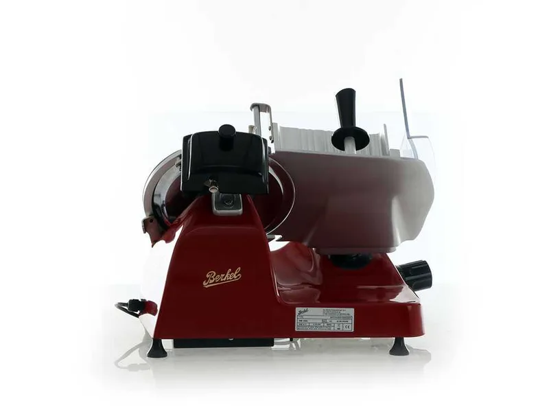 Trancheuse Berkel Pro Line XS25 rouge - Lame en acier chromé de 250 mm