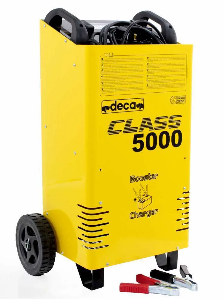 Deca class booster 5000 - Chargeur de batterie/démarreur - sur chariot - monophasé - batteries 12-24V