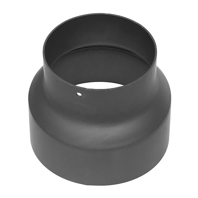 Raik Basic Réduction 150mm – 130mm gris fonte pour tuyau de fumée / conduit de fumée