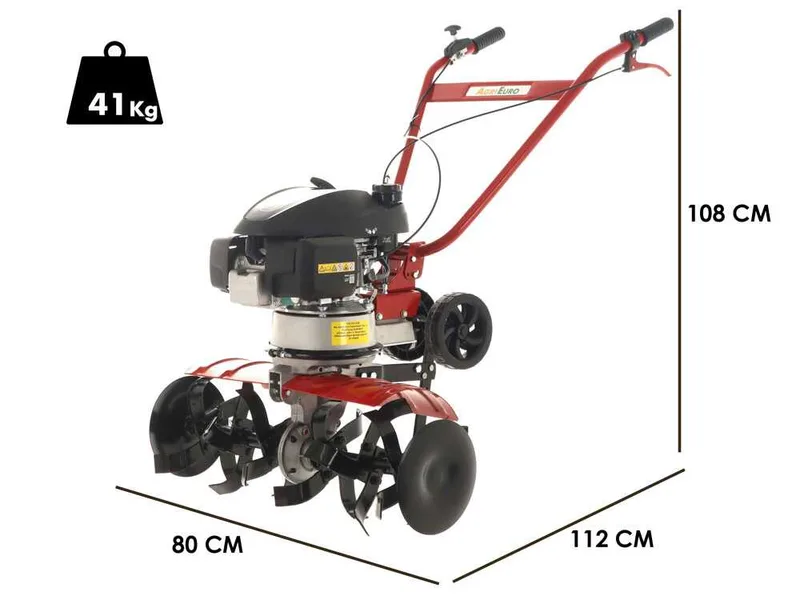 Motobineuse Rotalux 52A H65 avec fraise 75 cm - Moteur Honda GCV200 - 1 vitesse avant