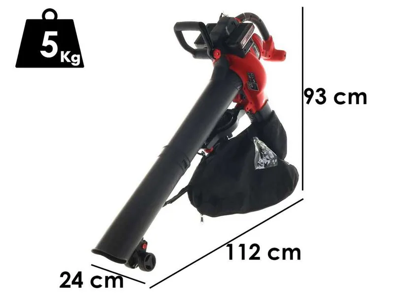 Einhell GE-CL 36/230 Li E - Souffleur aspirateur à feuilles sans fil 18 V 5-8 Ah