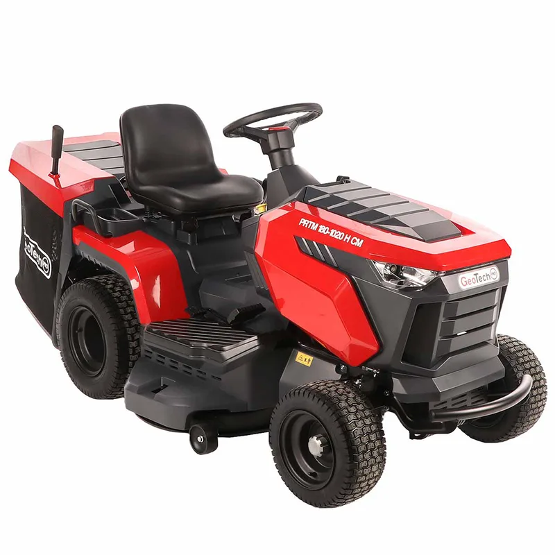 GeoTech Pro PRTM 180-1020 H-CM - Tracteur tondeuse - Transmission hydrostatique - Bac de ramassage