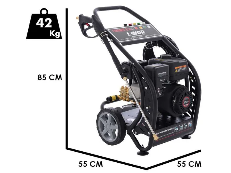 Lavor Thermic 9.1L - Nettoyeur haute pression thermique 220 bar - 780 L/h - moteur Loncin à essence 8 CV