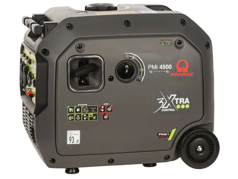 Pramac PMi 4500 - Groupe électrogène - 4,2 kW - Courant continu 3,8 kW monophasé - Boîtier ATS inclus