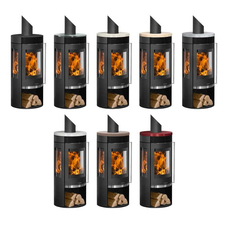 Poêle à bois Oranier Rota TRE 2.0 Acier Noir