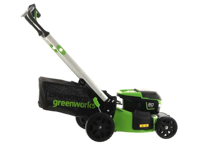 Greenworks GD60LM46SP - Tondeuse à gazon autotractée à batterie 60V 2Ah - Largeur de coupe 46 cm
