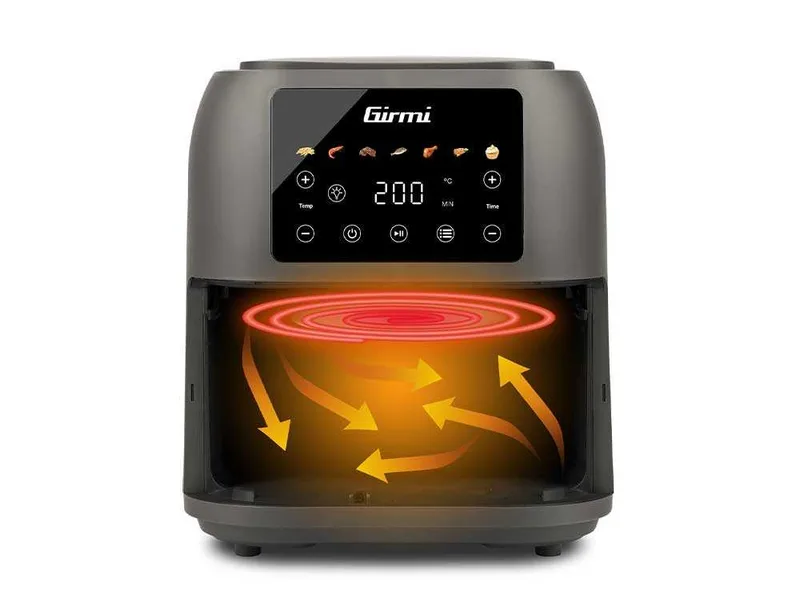 Girmi FG92 Ecofrit Deep - Friteuse à air chaud numérique 8L