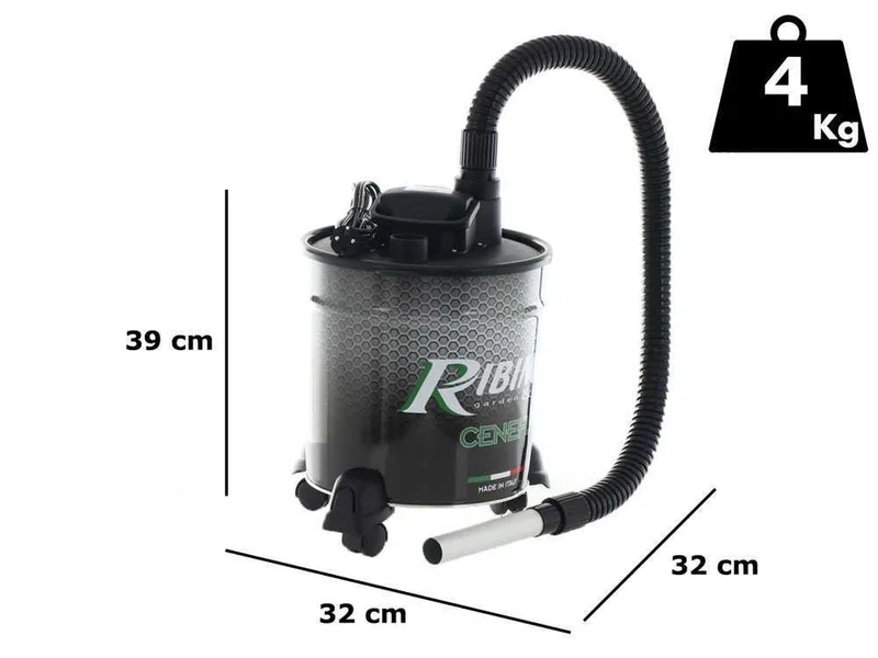 Aspirateur à cendres Ribimex Ceneflame - 1200W - 18L