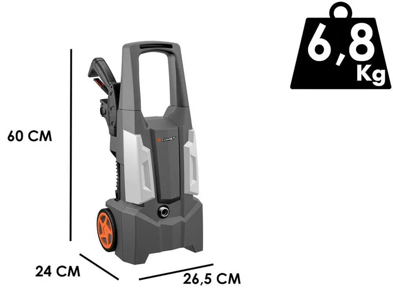 Nettoyeur haute pression à eau froide Comet KMZ 130 Classic - Pression max 130 bars