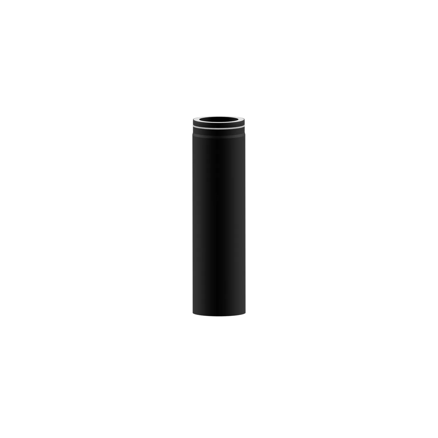 Raik Lifestyle DUO élément de longueur 130mm noir L: 750mm pour tuyau de fumée / conduit de fumée