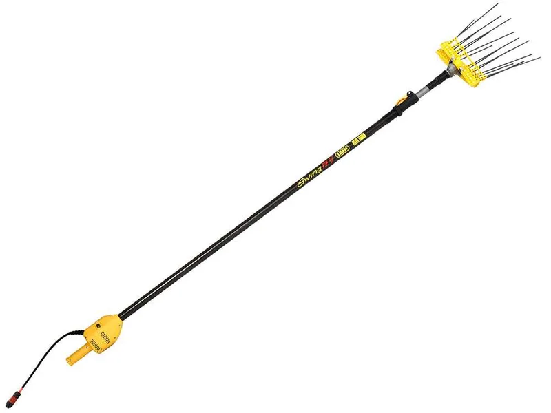 Lisam Swing - Peigne vibreur électrique à batterie dorsale 12V 56 Ah - Perche télescopique 220/300 cm
