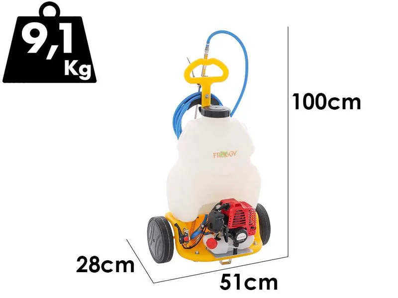 Pompe de pulvérisation thermique ARCO Froggy S20 avec moteur TU26-QL - réservoir 20L