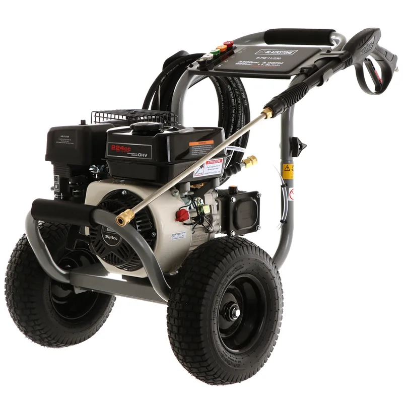BlackStone B-PW 11/230 - Nettoyeur haute pression thermique - 228 bar - 678 l/h - Moteur DH225 - avec pompe Annovi & Reverberi