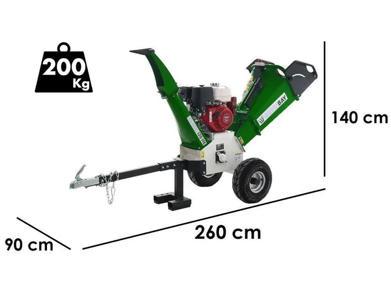 GreenBay GB-WRC 120 HE - Broyeur thermique professionnel - Moteur Honda GX390 de 13 CV