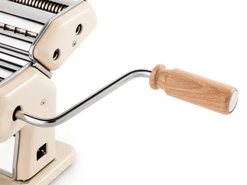 Imperia iPasta T.2/6,5 mm Crema - Laminoir - Machine à pâtes manuelle en INOX