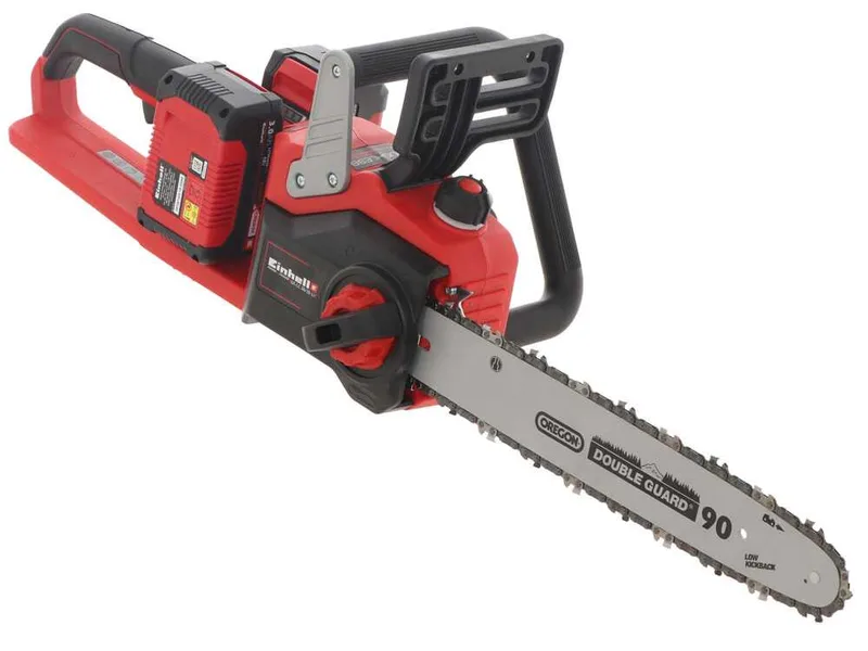 Einhell GE-LC 36/35 Li - Tronçonneuse électrique à batterie 2 x 18 V 4 Ah - Lame de 35 cm