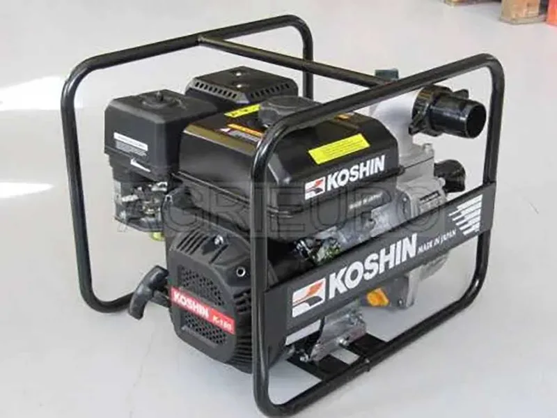 Motopompe d'arrosage auto-amorçante avec moteur thermique Oriental Koshin SEV-50X
