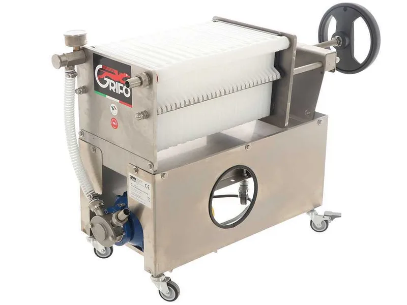 Grifo Professional FCP30-Olio - Filtre à plaques pour huile sur chariot - Pompe INOX