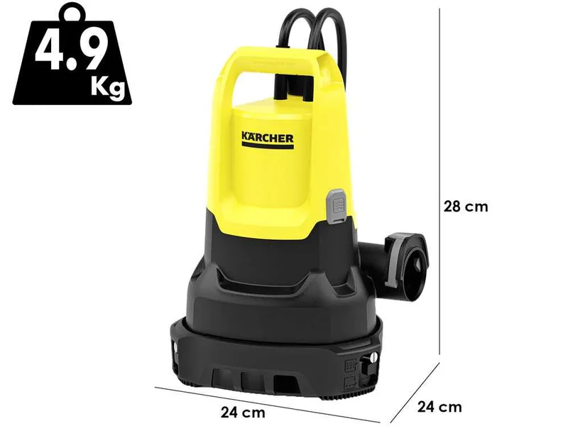 Karcher SP 16.000 Dual - Pompe immergée électrique pour eaux chargées et claires - électropompe 550 W