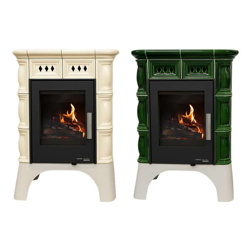 Haas+Sohn TREVISO III 246.37 poêle à bois perl-noir/vert