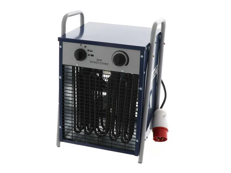BullMach BM-EFH 9H - Générateur d'air chaud triphasé avec ventilation - 9kW