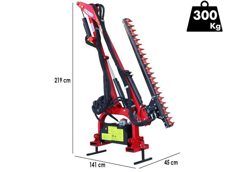 GeoTech Pro THC 160 - Taille-haie pour tracteur