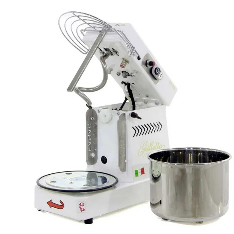 Pétrin à spirale Famag Grilletta IM 5-S monophasé à 10 vitesses - Tête basculante - 5KG