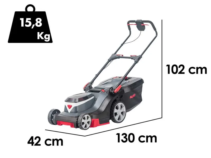 AL-KO 382 Li Premium - Tondeuse à gazon sur batterie - Coupe 38 cm - 2x 18V/5,0Ah