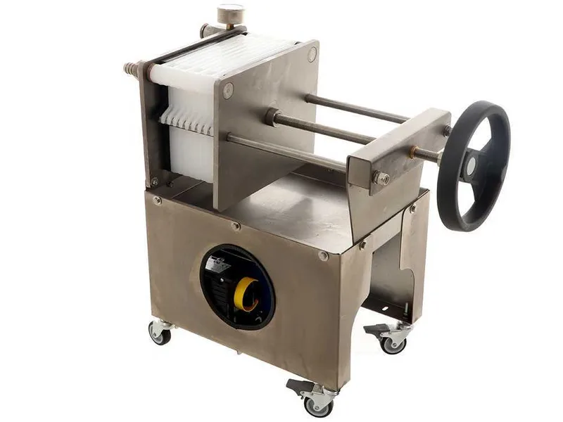 Grifo Professional FCP10-Olio - Filtre à plaques pour huile sur chariot - Pompe INOX