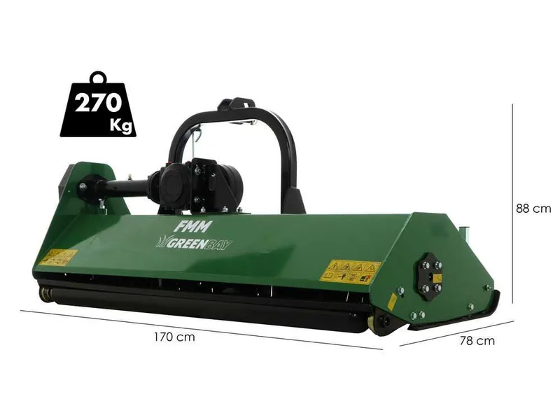 Greenbay FMM 155 - Broyeur agricole pour tracteur - Série médium