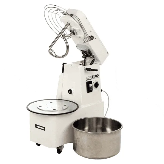 Mixer 2000 T Deluxe - Pétrin à spirale tête relevable - Capacité 16Kg - Triphasé