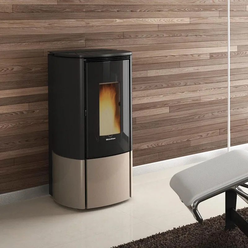 Extraflame Katia 11 Poêle à granulés Evolution Line gris tourterelle