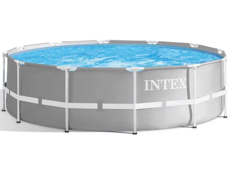 Intex Prisma Frame 26716NP - Ø366x99 cm - Piscine Ronde + Épurateur à cartouche + Échelle