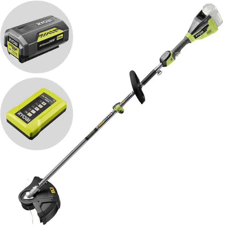 Ryobi RY36ELTX33A-140 - Débroussailleuse à batterie 36 V - 4 Ah