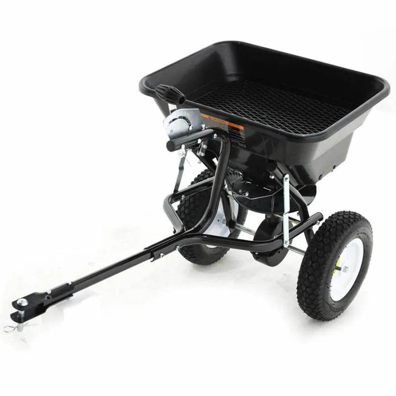 Semoir épandeur GeoTech tracté pour tracteurs tondeuses