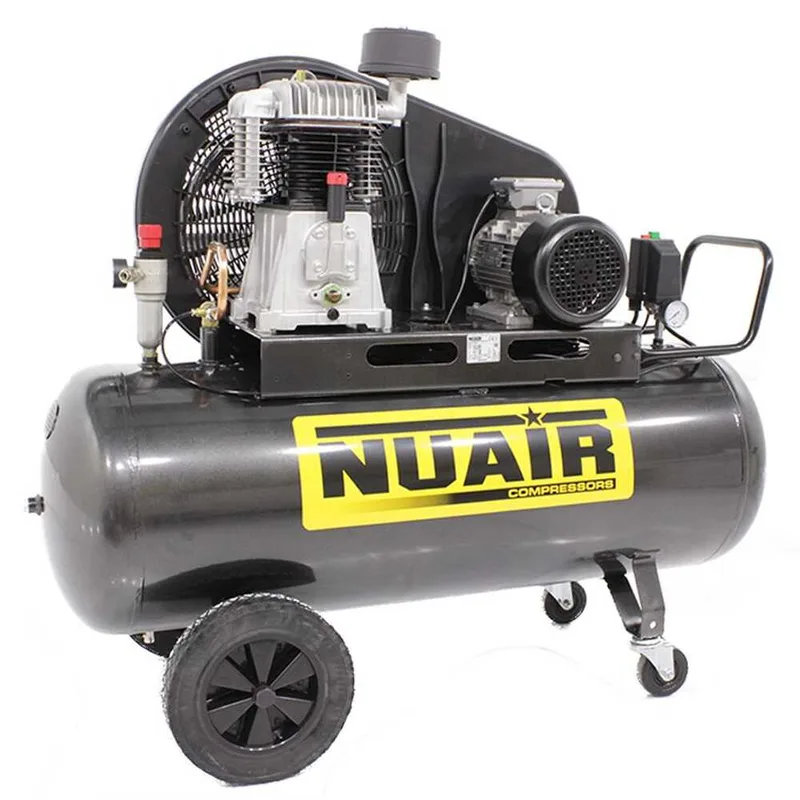 Nuair NB/5,5CT/270 - Compresseur d'air électrique triphasé à courroie - Moteur 5.5 CV - 270 L