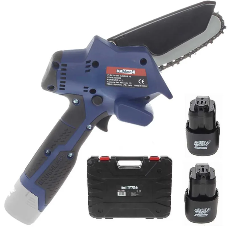 Élagueuse sur batterie BullMach Kairos 10 - 2 batteries 16V 2Ah