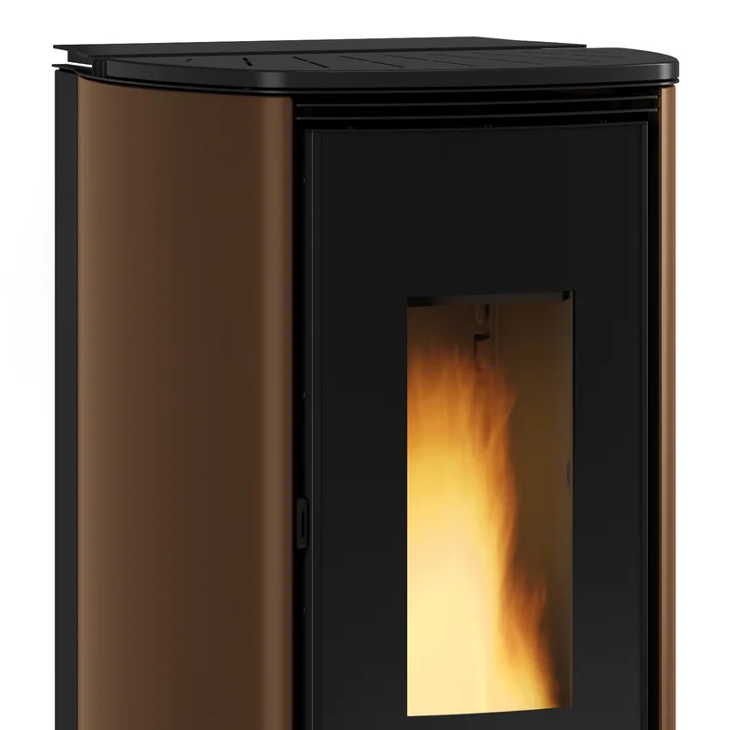 Extraflame Evolution Line Katia 9 poêle à granulés acier bronze