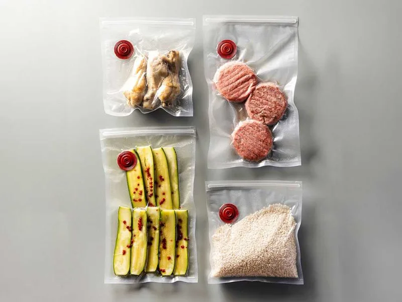 Lot de 10 sachets sous vide zippés Berkel Icon Mini Vacuum – 5 de 22 × 24 cm + 5 de 22 × 36 cm
