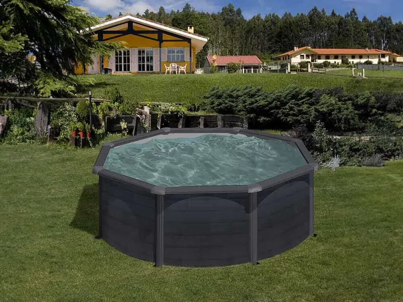 Gre Kea Ronde Ø300 x 120 cm - Piscine hors-sol en acier