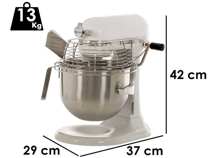 KitchenAid Professional 5KSM7990X Blanc - Batteur mélangeur planétaire