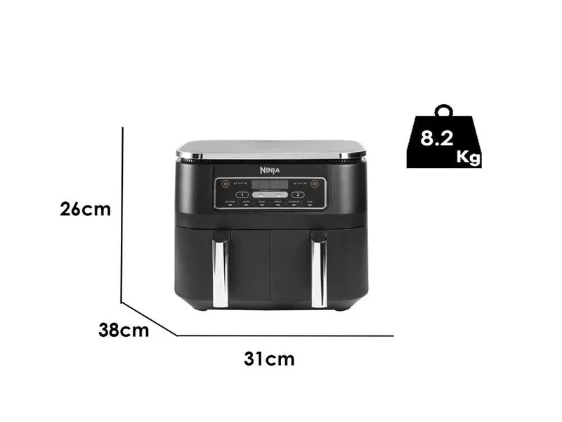 Ninja Dual Zone AF300EU - Friteuse à air chaud - 7,6 L