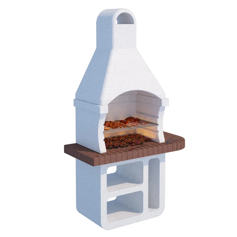 Linea VZ Elba - Barbecue à bois et charbon en maçonnerie