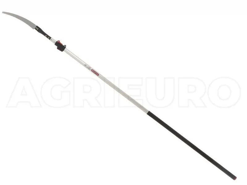 Scie courbée de 330 mm sur perche télescopique ovale en aluminium de 4 m Archman Art. 24+69