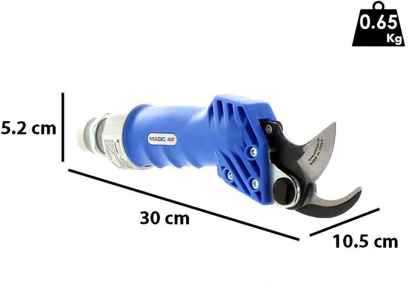 Sécateur pneumatique professionnel de taille Paterlini Magic 4 à air comprimé - Pour perche télescopique