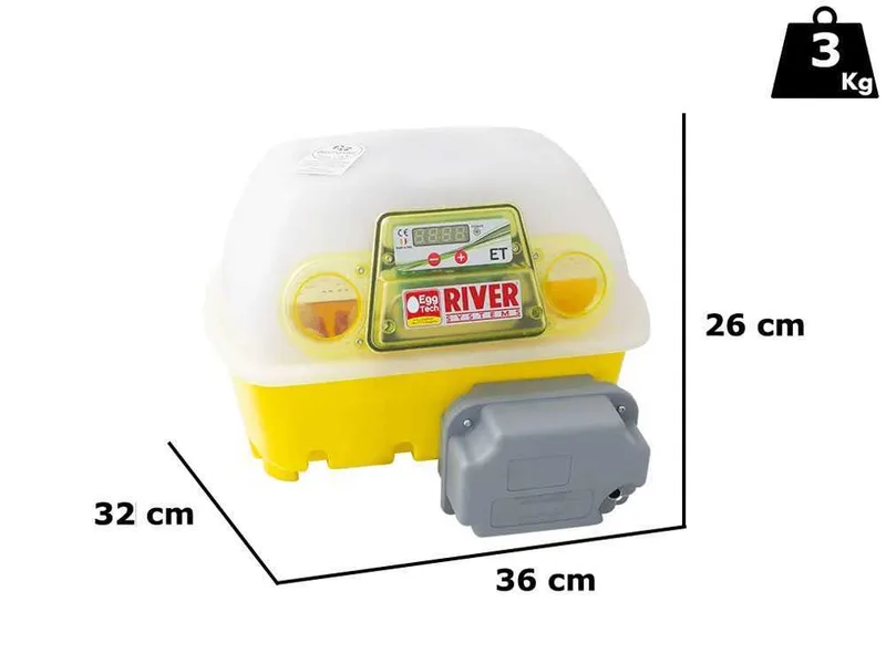 River Systems ET 12 BIOMASTER - Couveuse à œufs automatique - 12 œufs