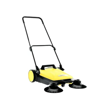 Kärcher S 4 Twin - Balayeuse manuelle avec bac de ramassage - compartiment de récolte de 20 litres